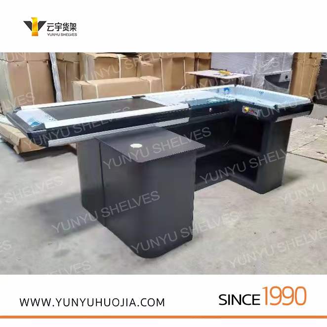 YYK1-005 新款電動(dòng)多功能收銀臺(tái)