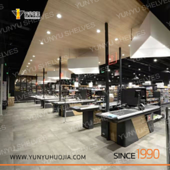 YYK1-005 新款電動(dòng)多功能收銀臺(tái)