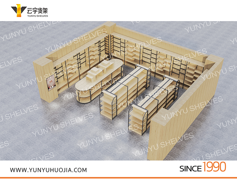 YYA-469 新款木紋超市貨架