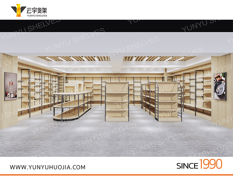 YYA-469 新款木紋超市貨架