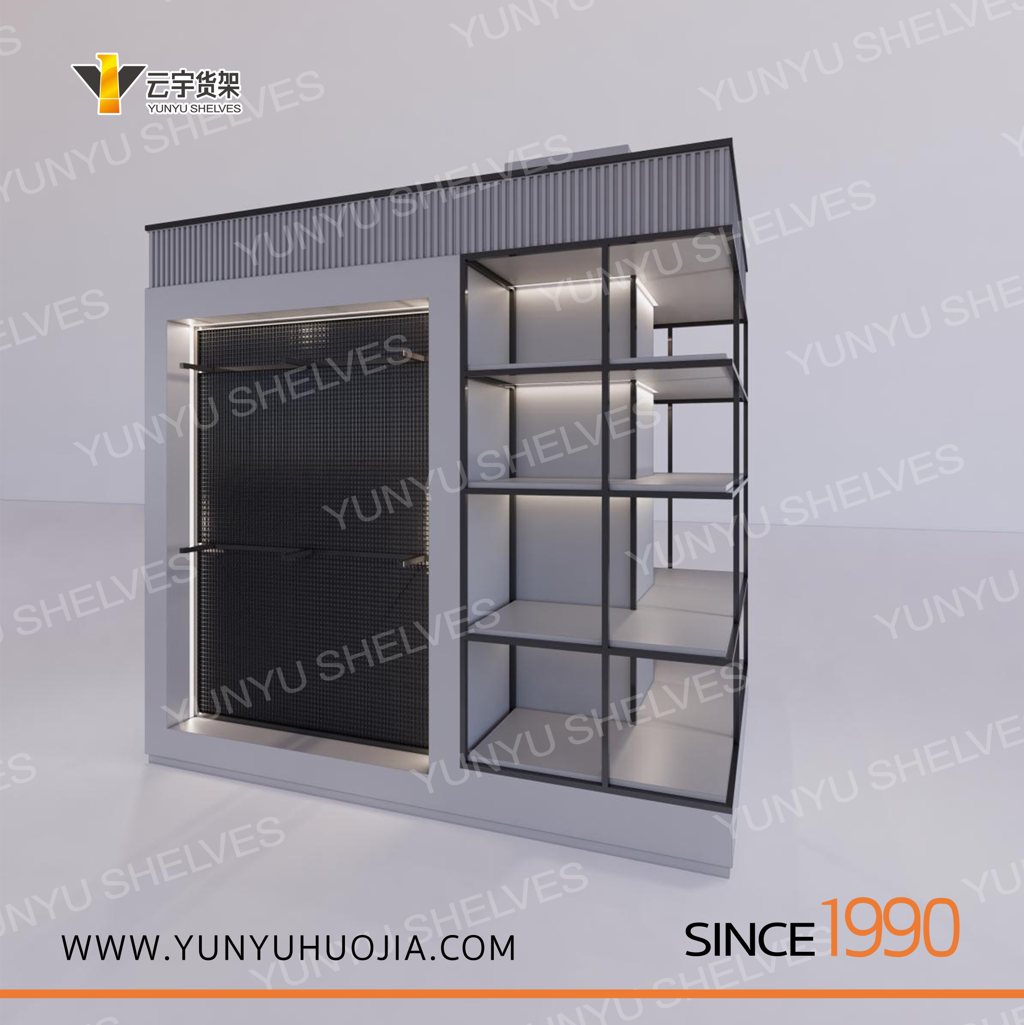 YYE-057 服裝展示包柱架