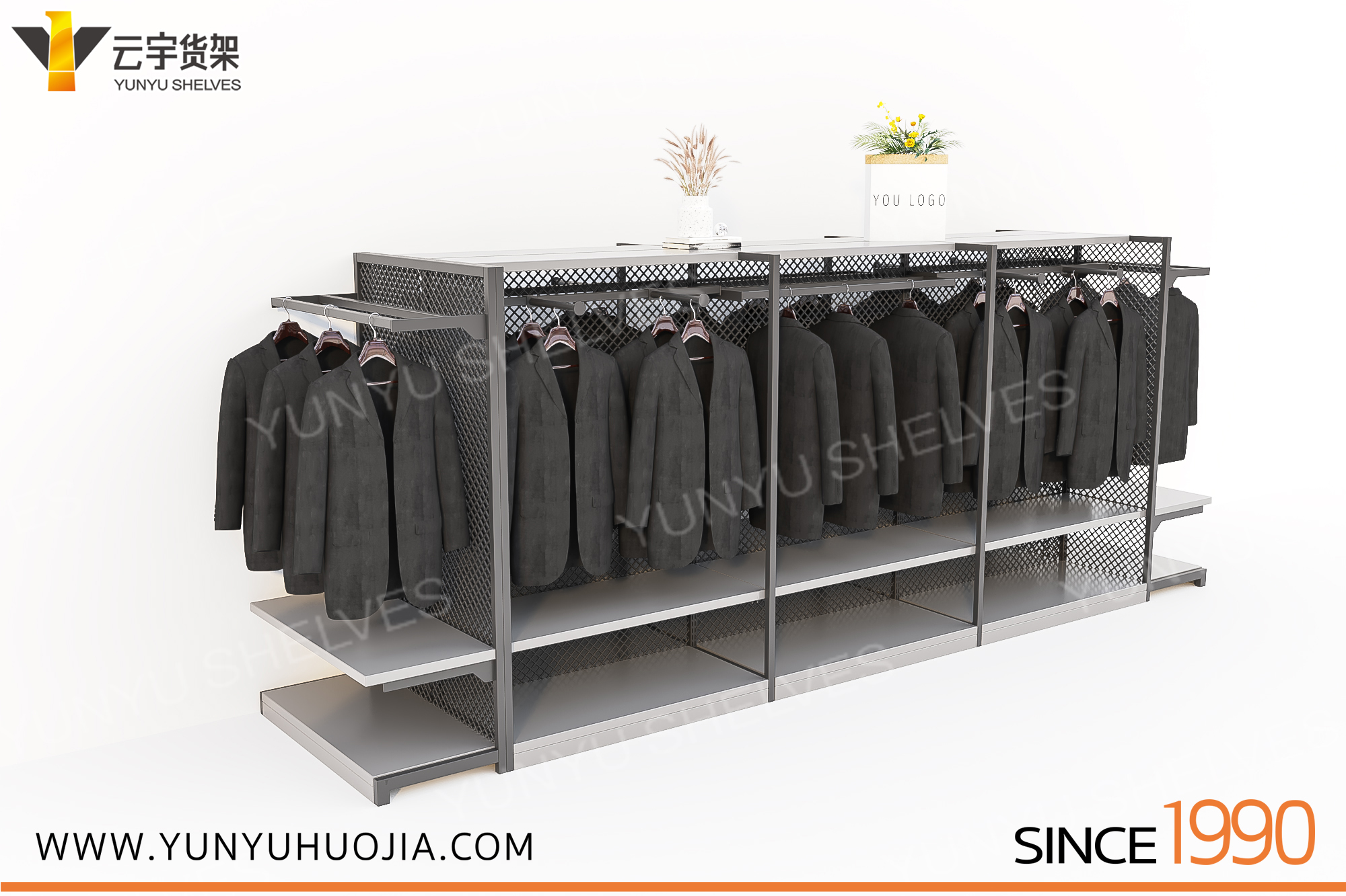 YYE-210 精品服裝展示架