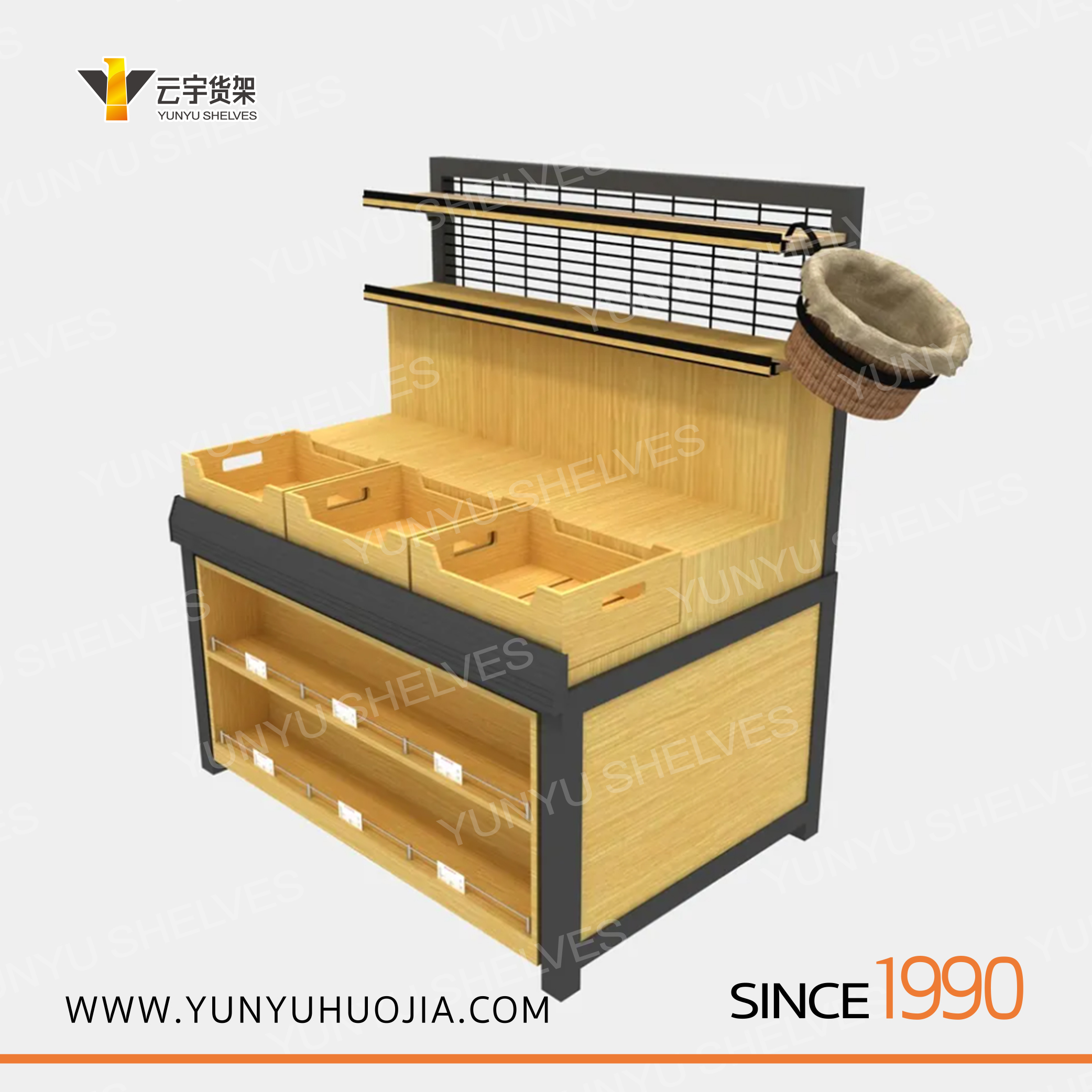 YYD-122 精品超市干貨展示架