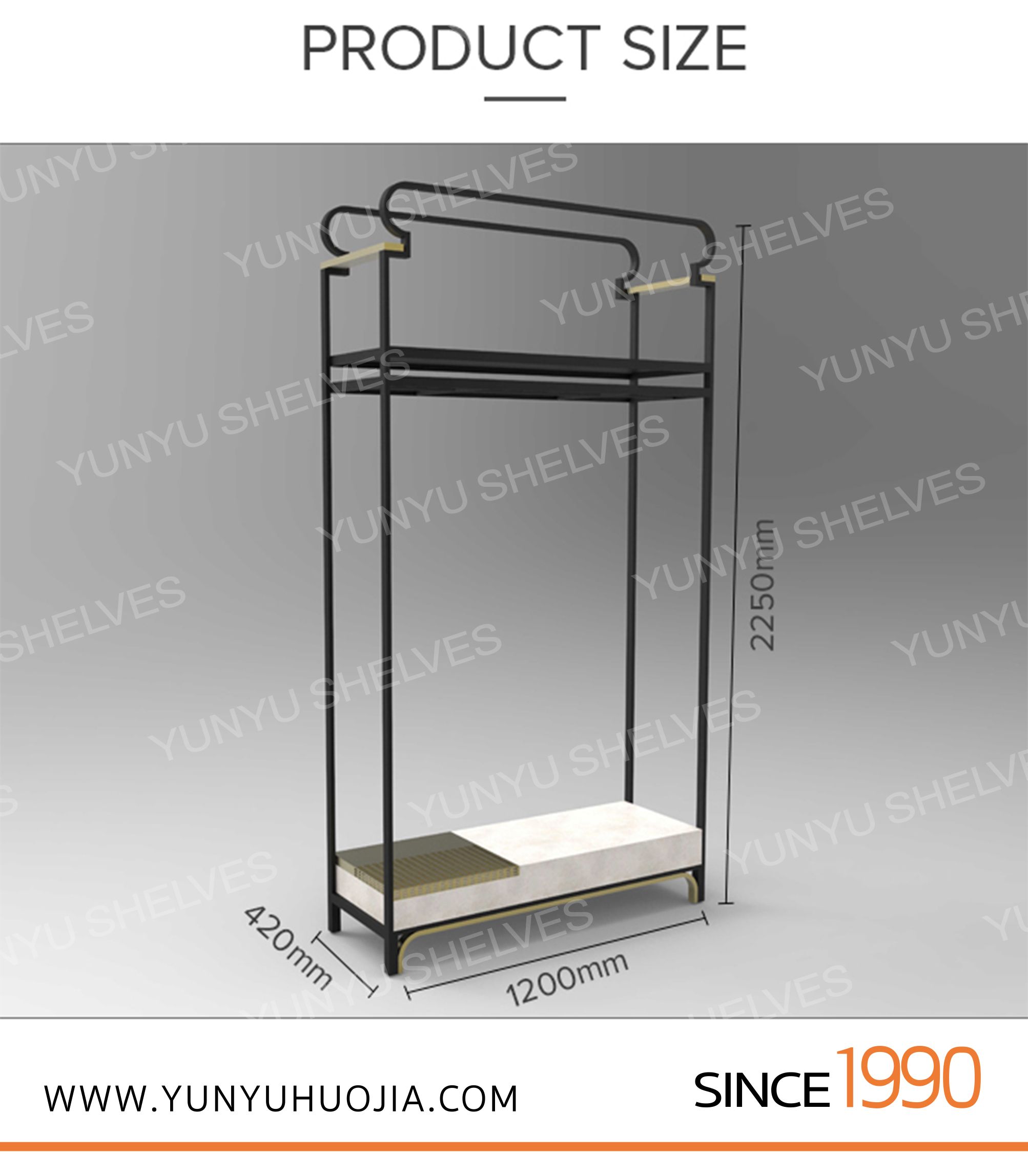YYE-059 零售服裝展示創(chuàng)意掛衣架