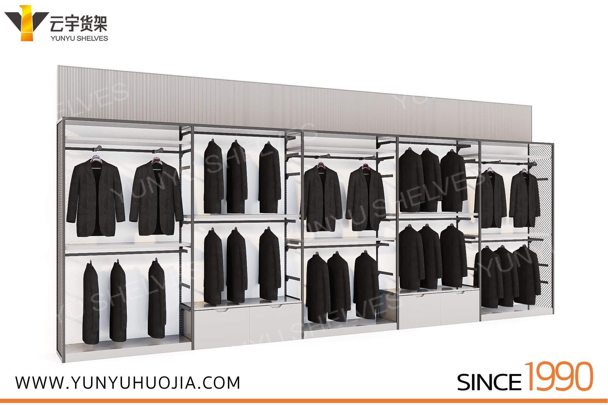 YYE-210 精品服裝展示架