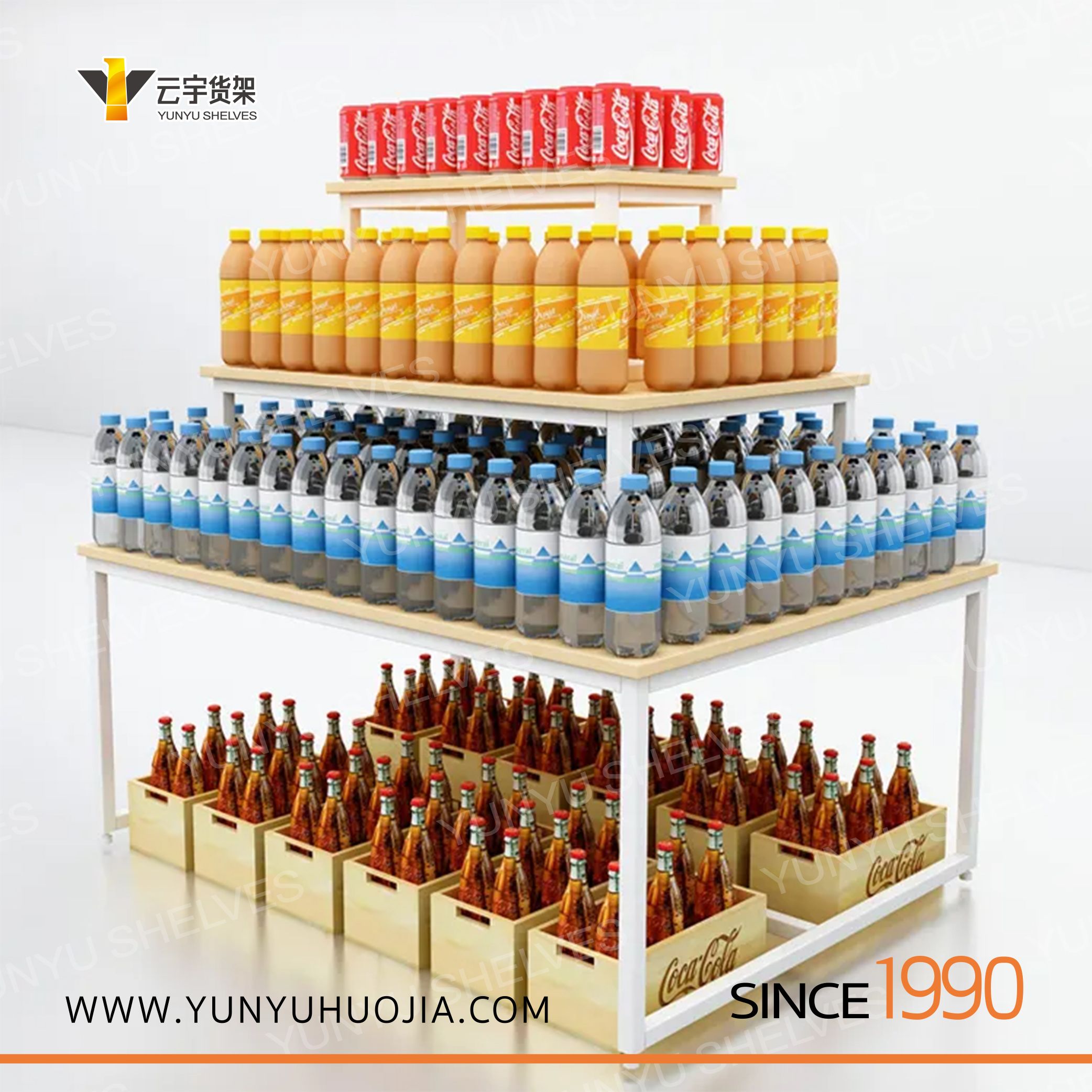 YYD-123 簡(jiǎn)約超市多層堆頭架